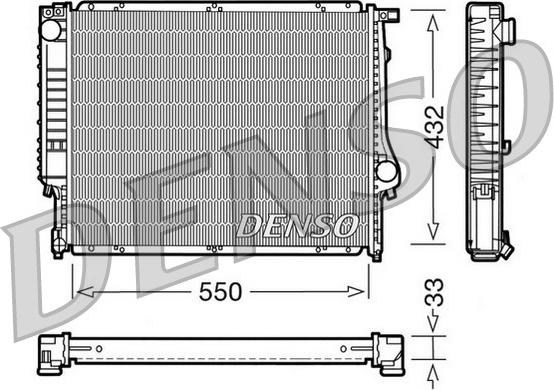 Denso DRM05023 - Hladnjak, hladjenje motora www.molydon.hr