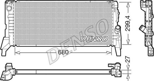 Denso DRM05119 - Hladnjak, hladjenje motora www.molydon.hr