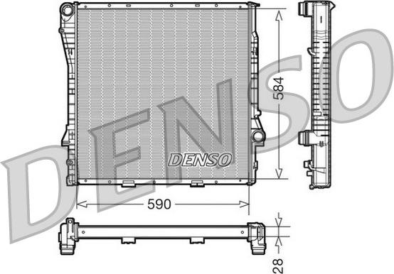 Denso DRM05115 - Hladnjak, hladjenje motora www.molydon.hr