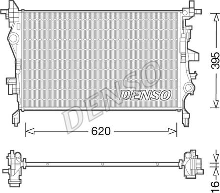 Denso DRM06036 - Hladnjak, hladjenje motora www.molydon.hr