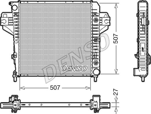 Denso DRM06033 - Hladnjak, hladjenje motora www.molydon.hr