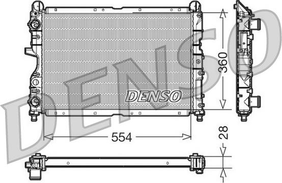 Denso DRM01003 - Hladnjak, hladjenje motora www.molydon.hr