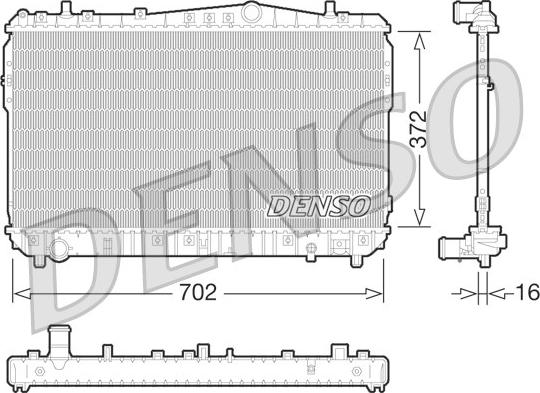 Denso DRM08004 - Hladnjak, hladjenje motora www.molydon.hr