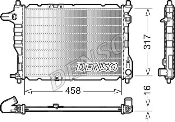 Denso DRM08005 - Hladnjak, hladjenje motora www.molydon.hr