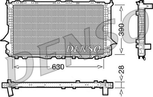 Denso DRM02006 - Hladnjak, hladjenje motora www.molydon.hr