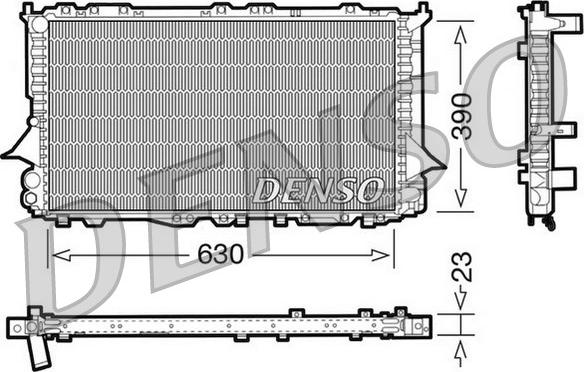 Denso DRM02002 - Hladnjak, hladjenje motora www.molydon.hr