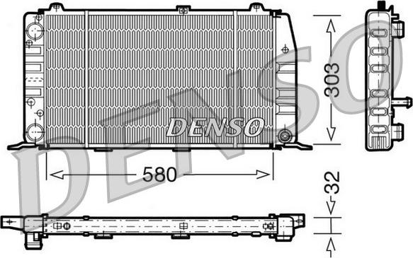 Denso DRM02010 - Hladnjak, hladjenje motora www.molydon.hr