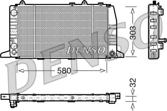 Denso DRM02011 - Hladnjak, hladjenje motora www.molydon.hr