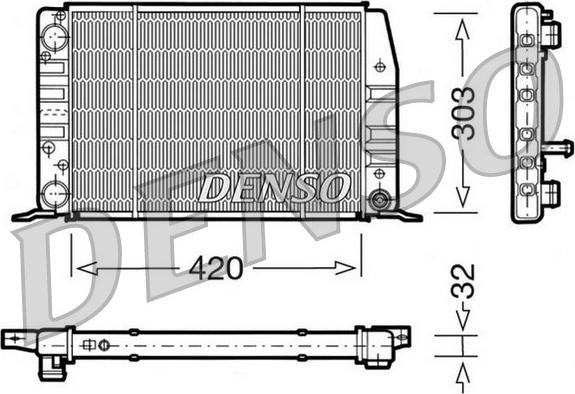 Denso DRM02012 - Hladnjak, hladjenje motora www.molydon.hr