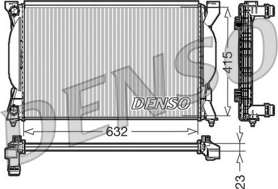 Denso DRM02035 - Hladnjak, hladjenje motora www.molydon.hr