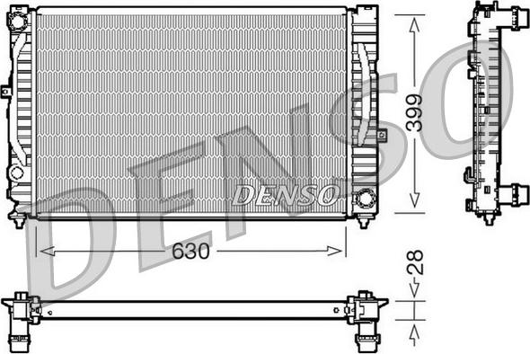 Denso DRM02032 - Hladnjak, hladjenje motora www.molydon.hr