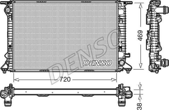 Denso DRM02024 - Hladnjak, hladjenje motora www.molydon.hr