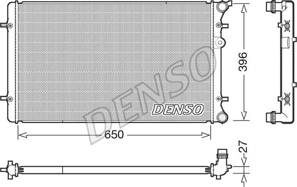 Denso DRM02025 - Hladnjak, hladjenje motora www.molydon.hr