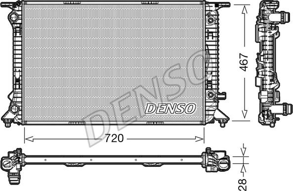 Denso DRM02021 - Hladnjak, hladjenje motora www.molydon.hr