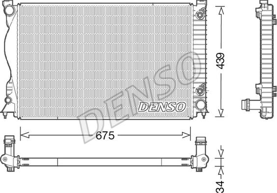 Denso DRM02028 - Hladnjak, hladjenje motora www.molydon.hr