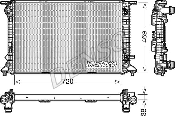 Denso DRM02023 - Hladnjak, hladjenje motora www.molydon.hr