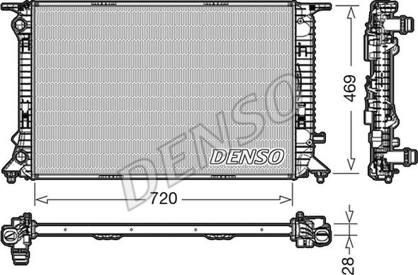 Denso DRM02022 - Hladnjak, hladjenje motora www.molydon.hr