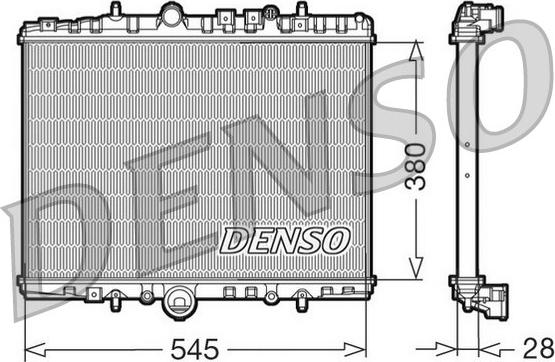 Denso DRM07056 - Hladnjak, hladjenje motora www.molydon.hr