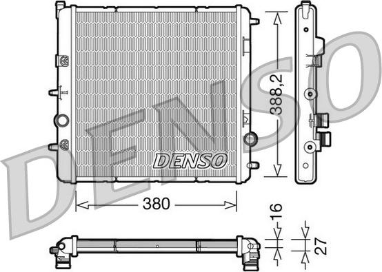 Denso DRM07003 - Hladnjak, hladjenje motora www.molydon.hr