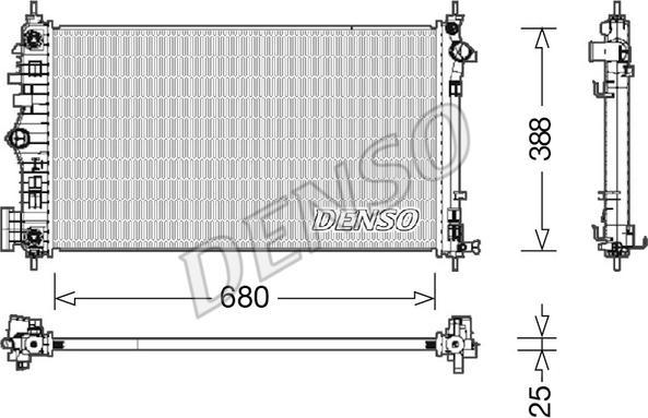 Denso DRM15007 - Hladnjak, hladjenje motora www.molydon.hr