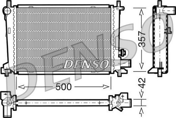 Denso DRM10040 - Hladnjak, hladjenje motora www.molydon.hr