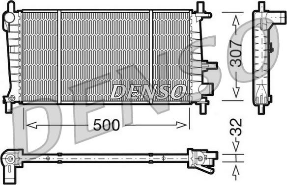 Denso DRM10041 - Hladnjak, hladjenje motora www.molydon.hr