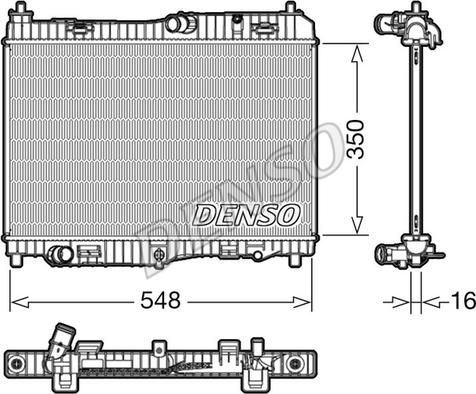 Denso DRM10005 - Hladnjak, hladjenje motora www.molydon.hr