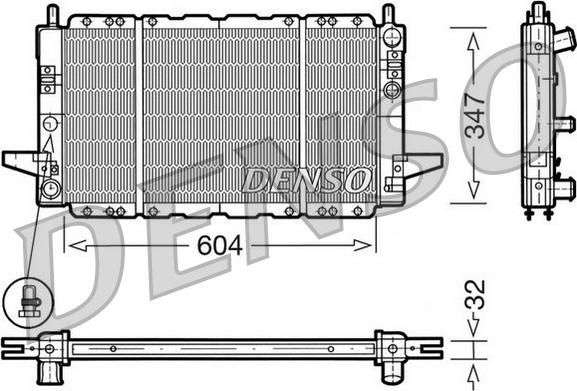 Denso DRM10086 - Hladnjak, hladjenje motora www.molydon.hr