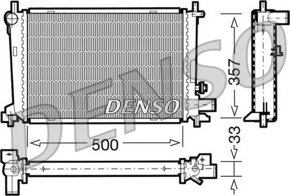 Denso DRM10039 - Hladnjak, hladjenje motora www.molydon.hr