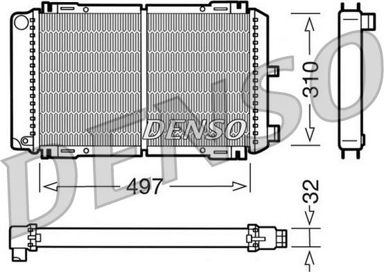 Denso DRM10031 - Hladnjak, hladjenje motora www.molydon.hr