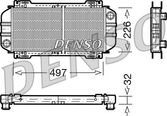 Denso DRM10033 - Hladnjak, hladjenje motora www.molydon.hr