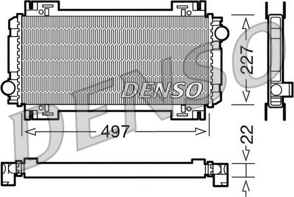 Denso DRM10032 - Hladnjak, hladjenje motora www.molydon.hr