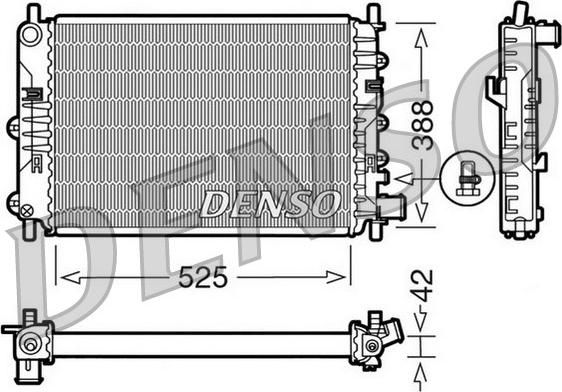 Denso DRM10026 - Hladnjak, hladjenje motora www.molydon.hr