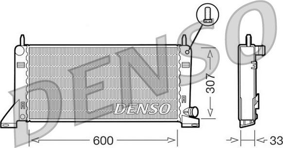 Denso DRM10020 - Hladnjak, hladjenje motora www.molydon.hr