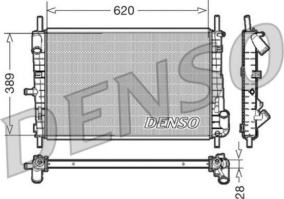 Denso DRM10072 - Hladnjak, hladjenje motora www.molydon.hr