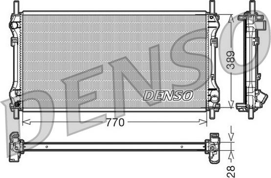 Denso DRM10104 - Hladnjak, hladjenje motora www.molydon.hr