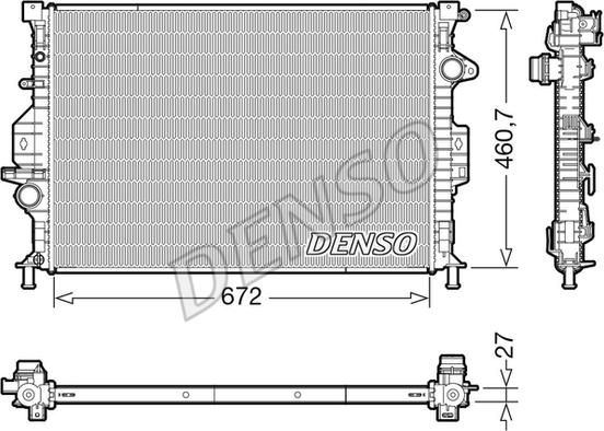 Denso DRM10115 - Hladnjak, hladjenje motora www.molydon.hr