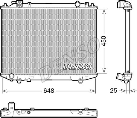 Denso DRM10117 - Hladnjak, hladjenje motora www.molydon.hr