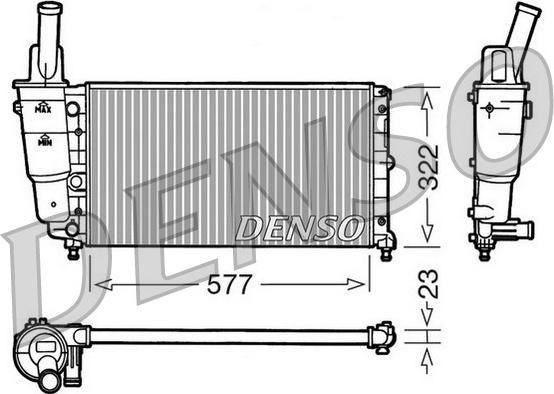 Denso DRM13004 - Hladnjak, hladjenje motora www.molydon.hr