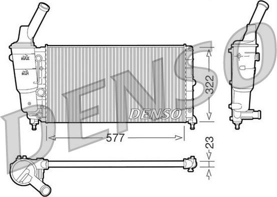 Denso DRM13006 - Hladnjak, hladjenje motora www.molydon.hr