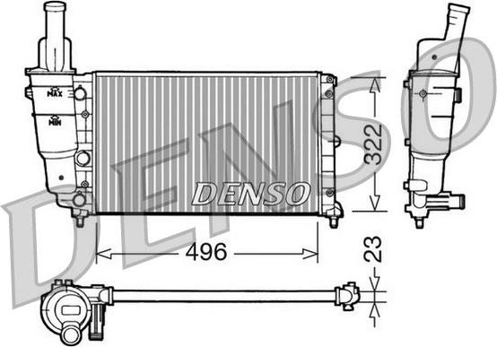 Denso DRM13003 - Hladnjak, hladjenje motora www.molydon.hr