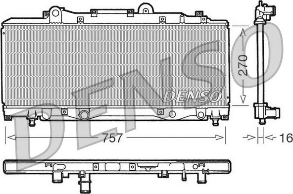 Denso DRM13002 - Hladnjak, hladjenje motora www.molydon.hr