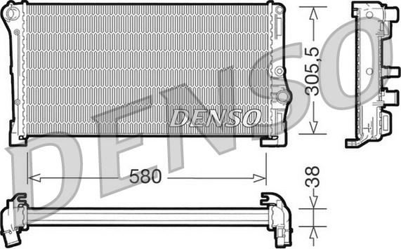 Denso DRM13010 - Hladnjak, hladjenje motora www.molydon.hr