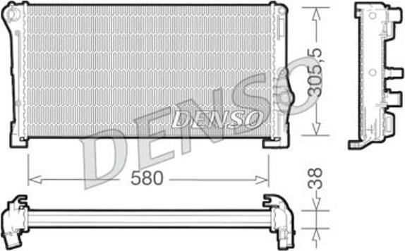 Denso DRM13012 - Hladnjak, hladjenje motora www.molydon.hr