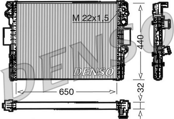 Denso DRM12005 - Hladnjak, hladjenje motora www.molydon.hr