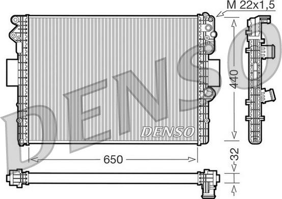 Denso DRM12001 - Hladnjak, hladjenje motora www.molydon.hr