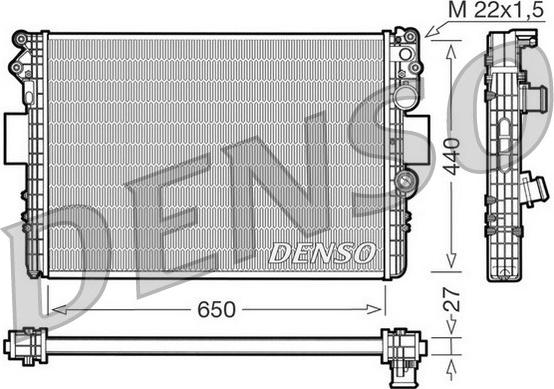 Denso DRM12002 - Hladnjak, hladjenje motora www.molydon.hr