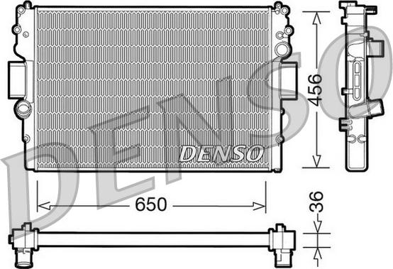 Denso DRM12007 - Hladnjak, hladjenje motora www.molydon.hr