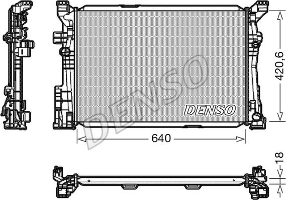 Denso DRM17096 - Hladnjak, hladjenje motora www.molydon.hr