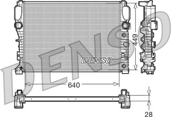 Denso DRM17091 - Hladnjak, hladjenje motora www.molydon.hr